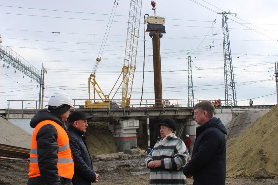 В Пензе продолжается реконструкция путепровода 