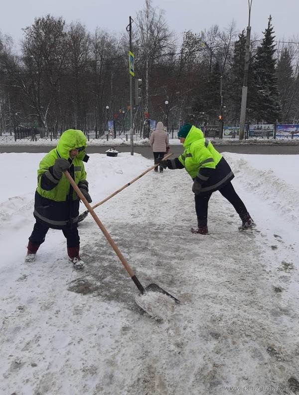 За сутки из Пензы вывезено 3200 кубометров снега